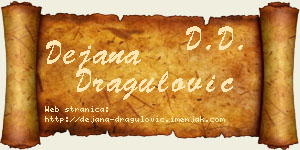 Dejana Dragulović vizit kartica